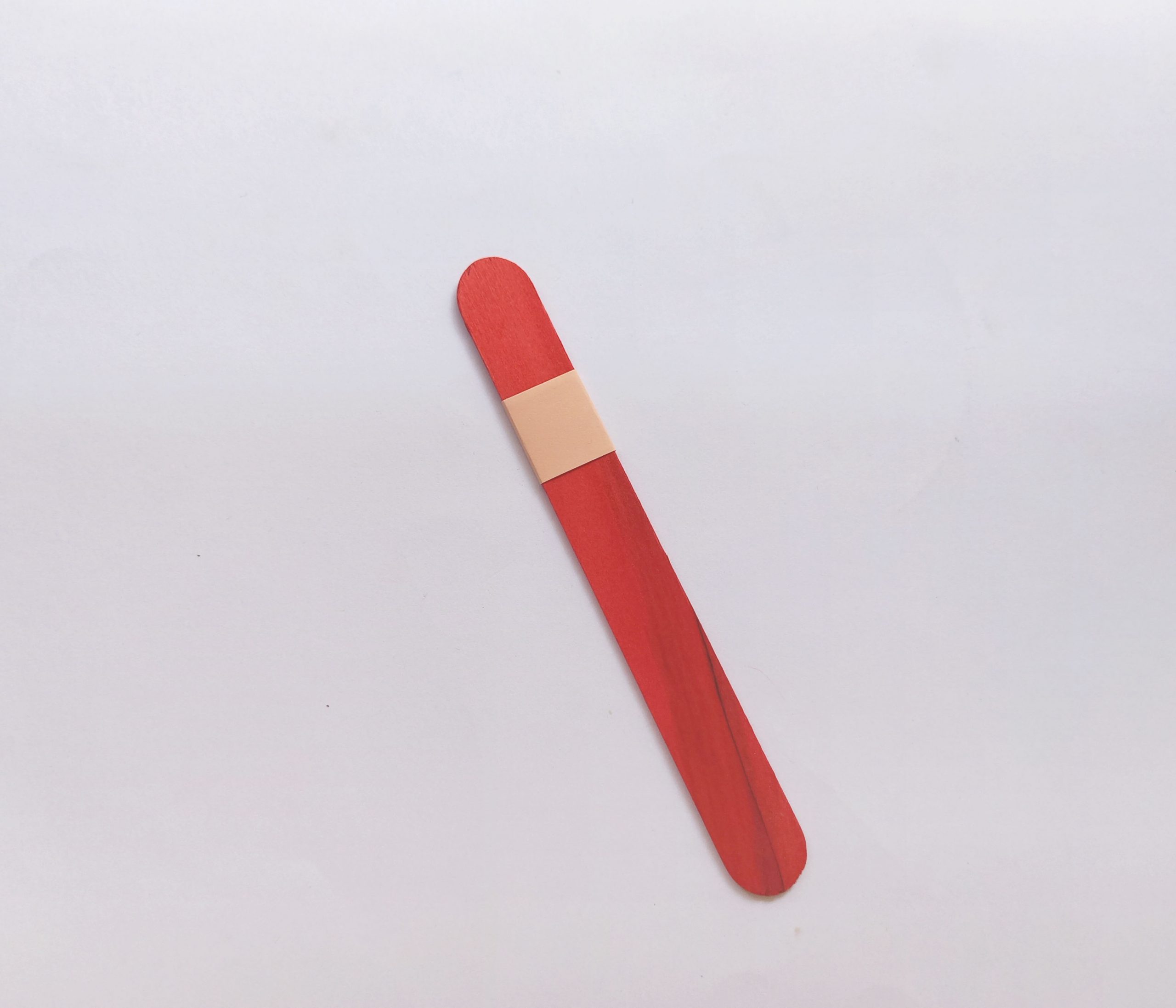 how to make a popsicle stick Santa
