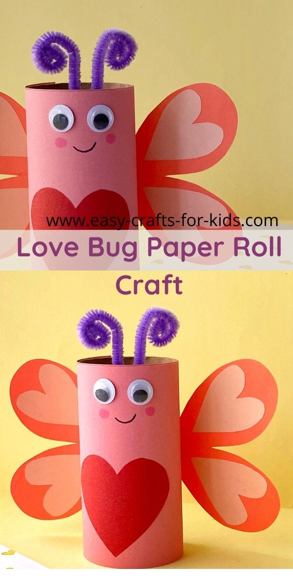 Toilet Paper Roll Love Bug Craft