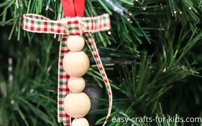 bead Christmas ornament craft
