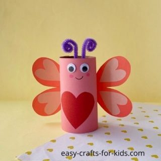 Toilet Paper Roll Love Bug Craft - Easy Crafts For Kids