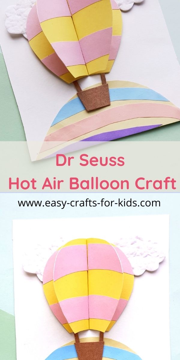 Dr Seuss Hot Air Balloon Craft