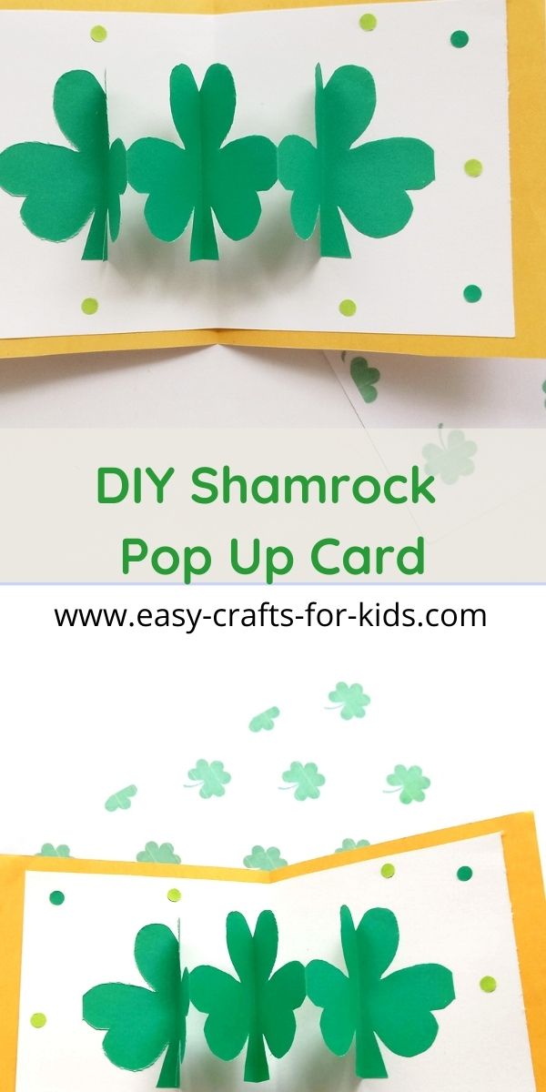 Easy Shamrock Pop Up Card