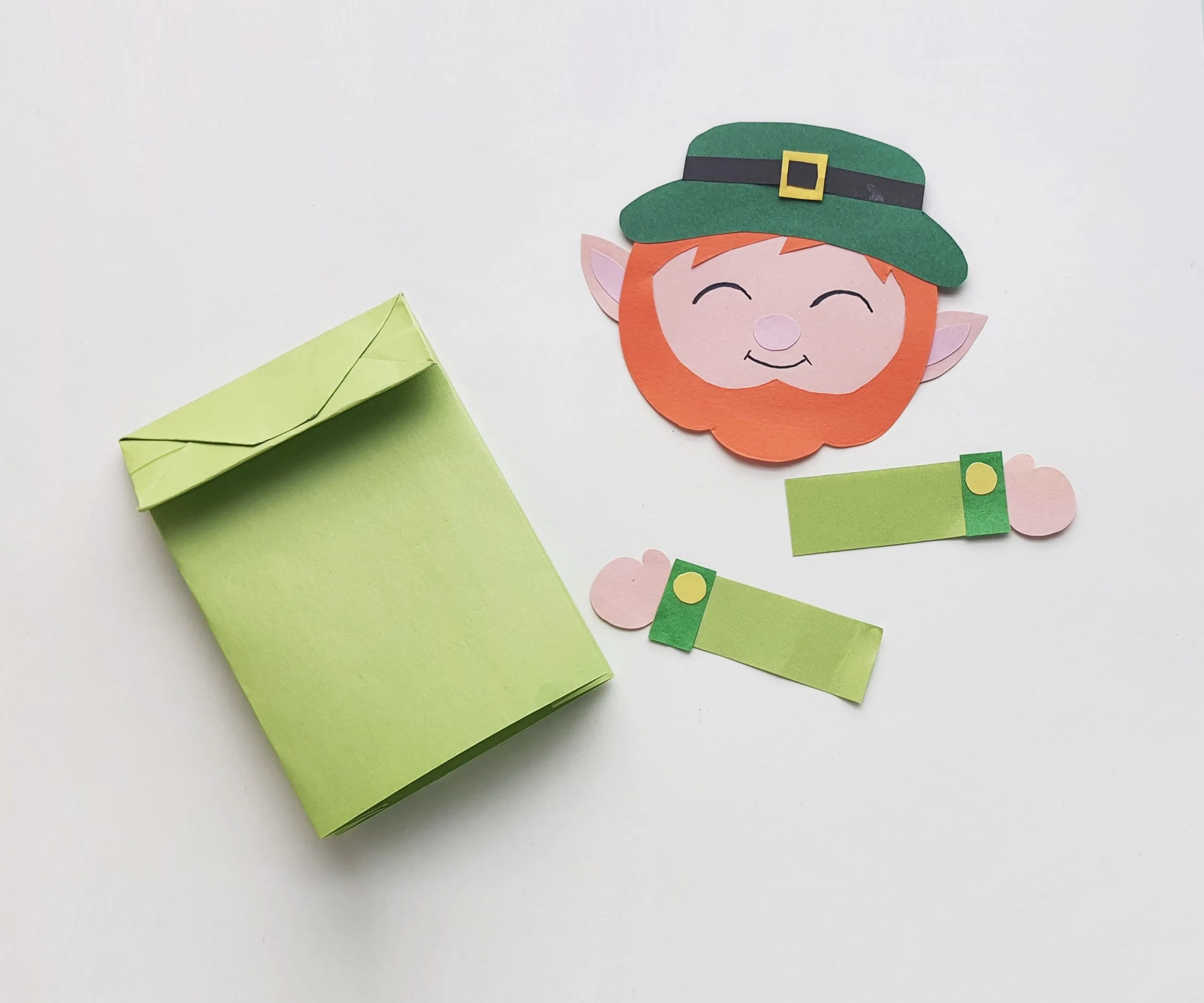leprechaun puppet craft details