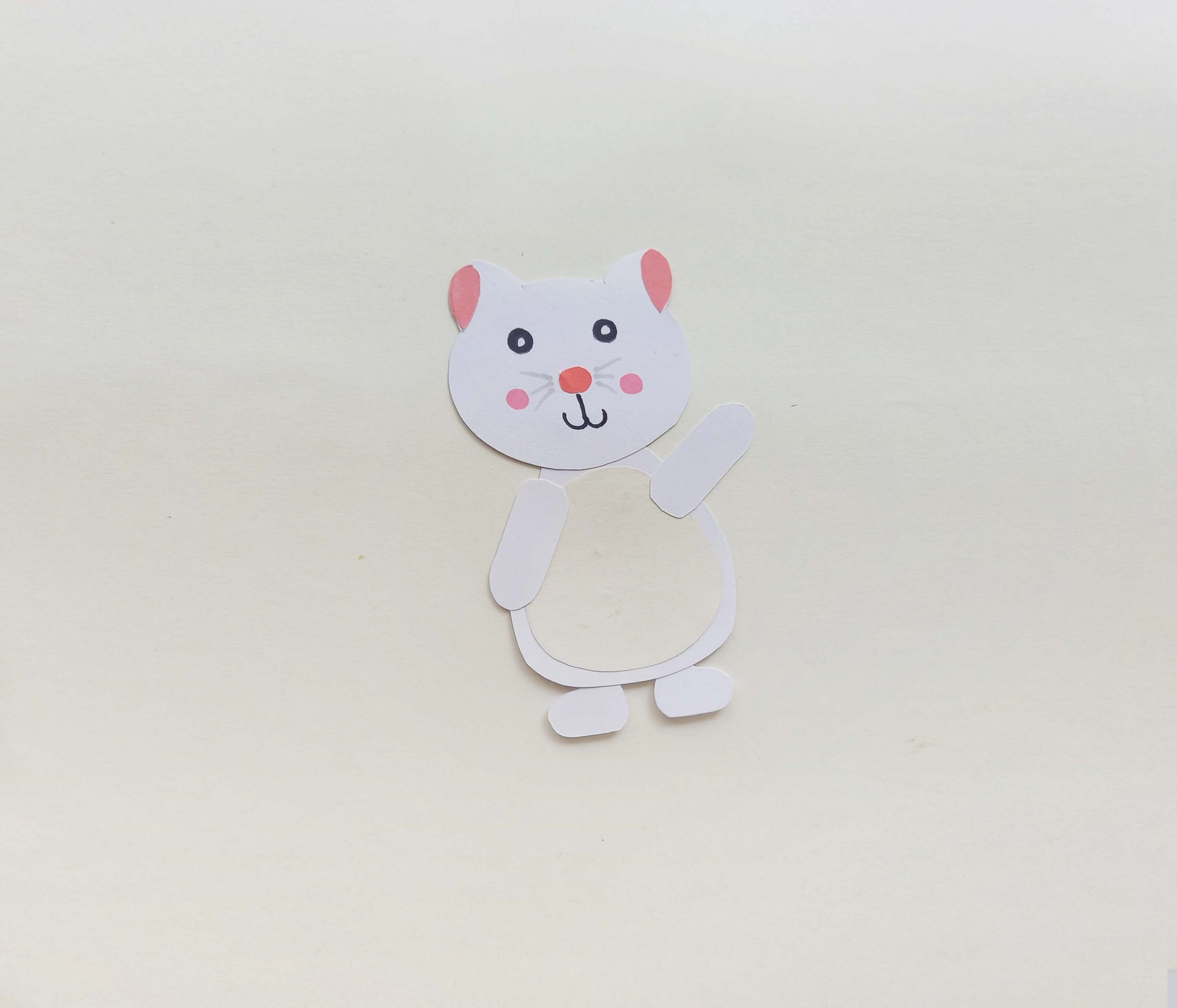cat pop up card procedure