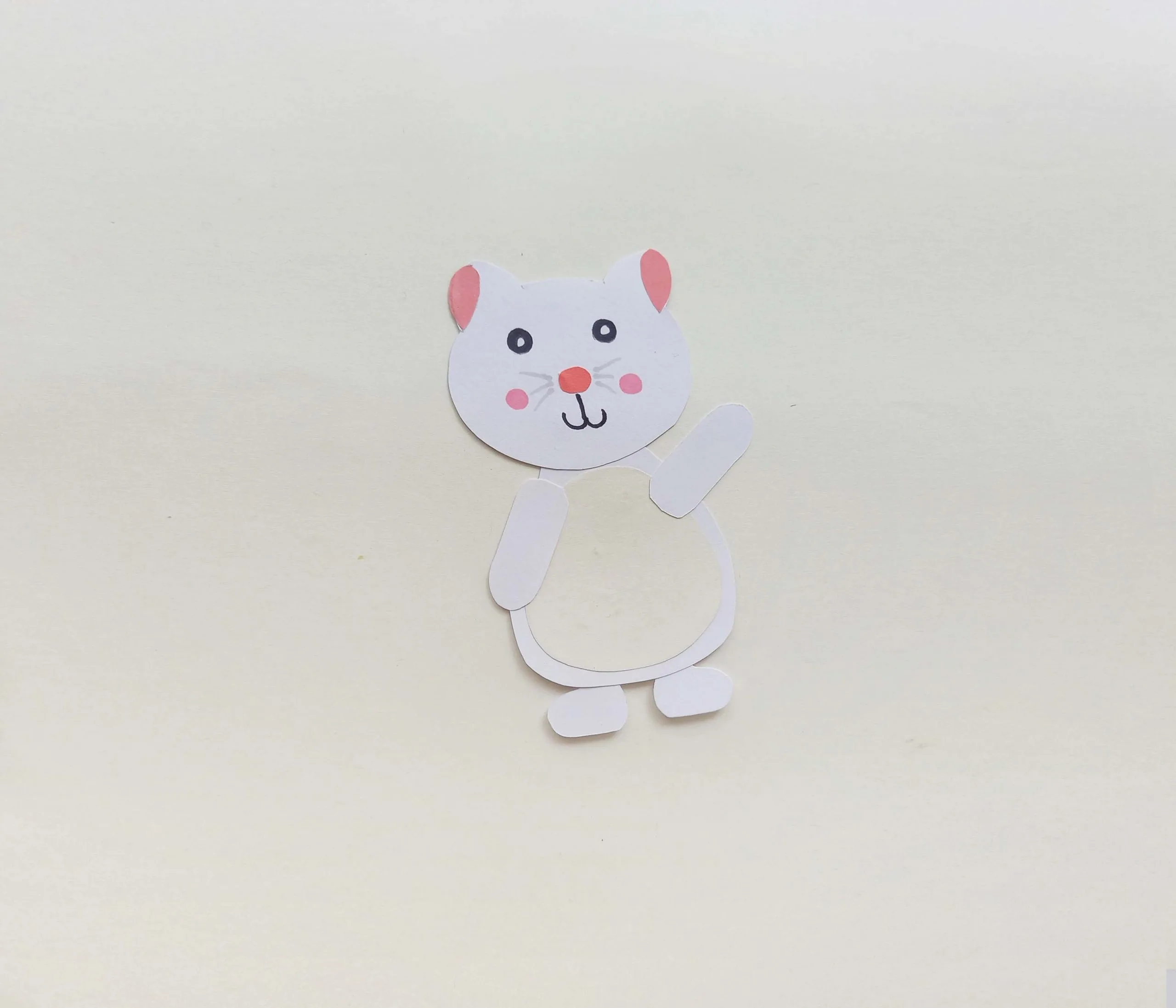 cat pop up card procedure