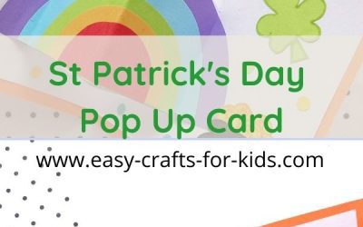 Rainbow Pop Up Card for St Patrick's Day