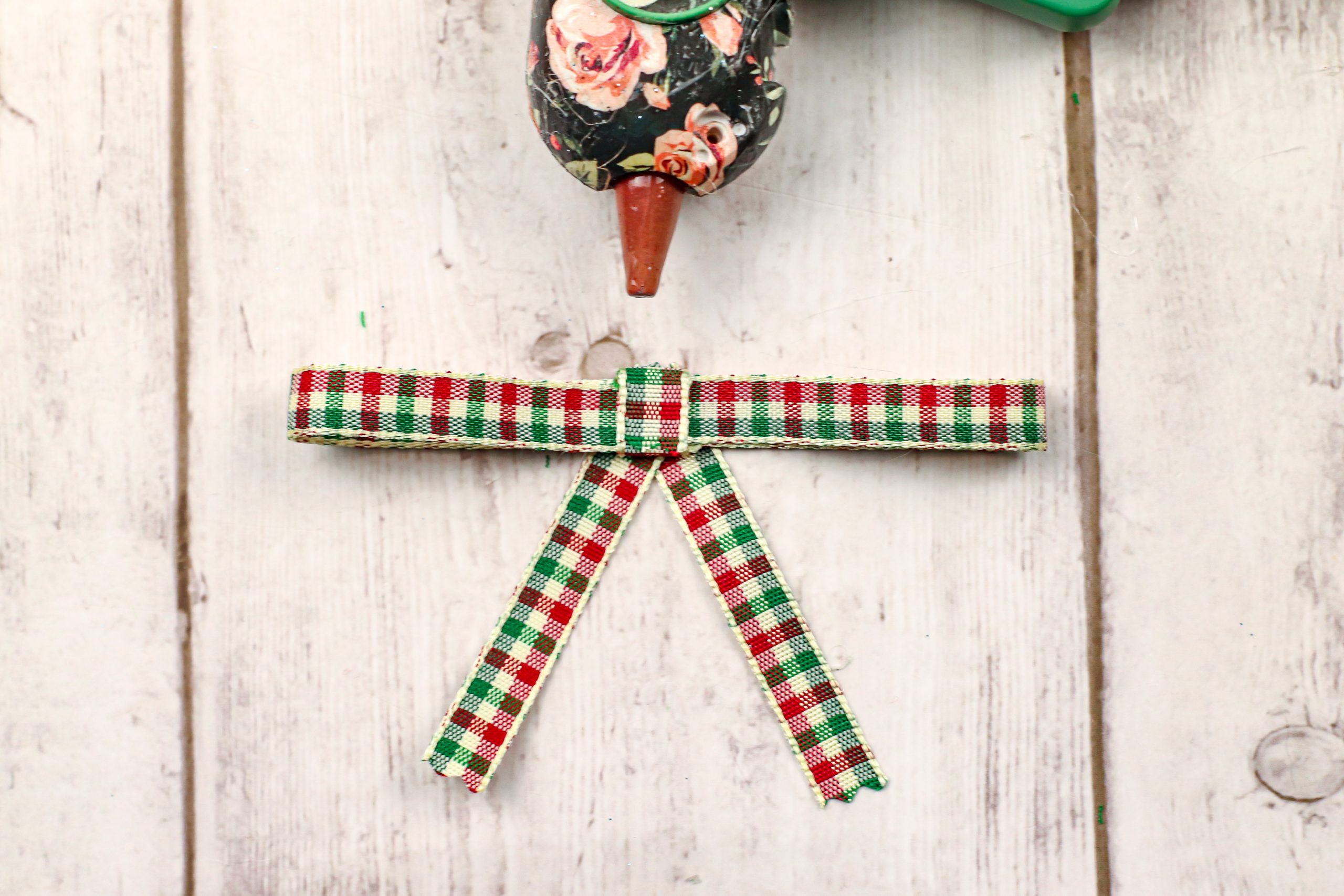 cute christmas tree ornament craft process