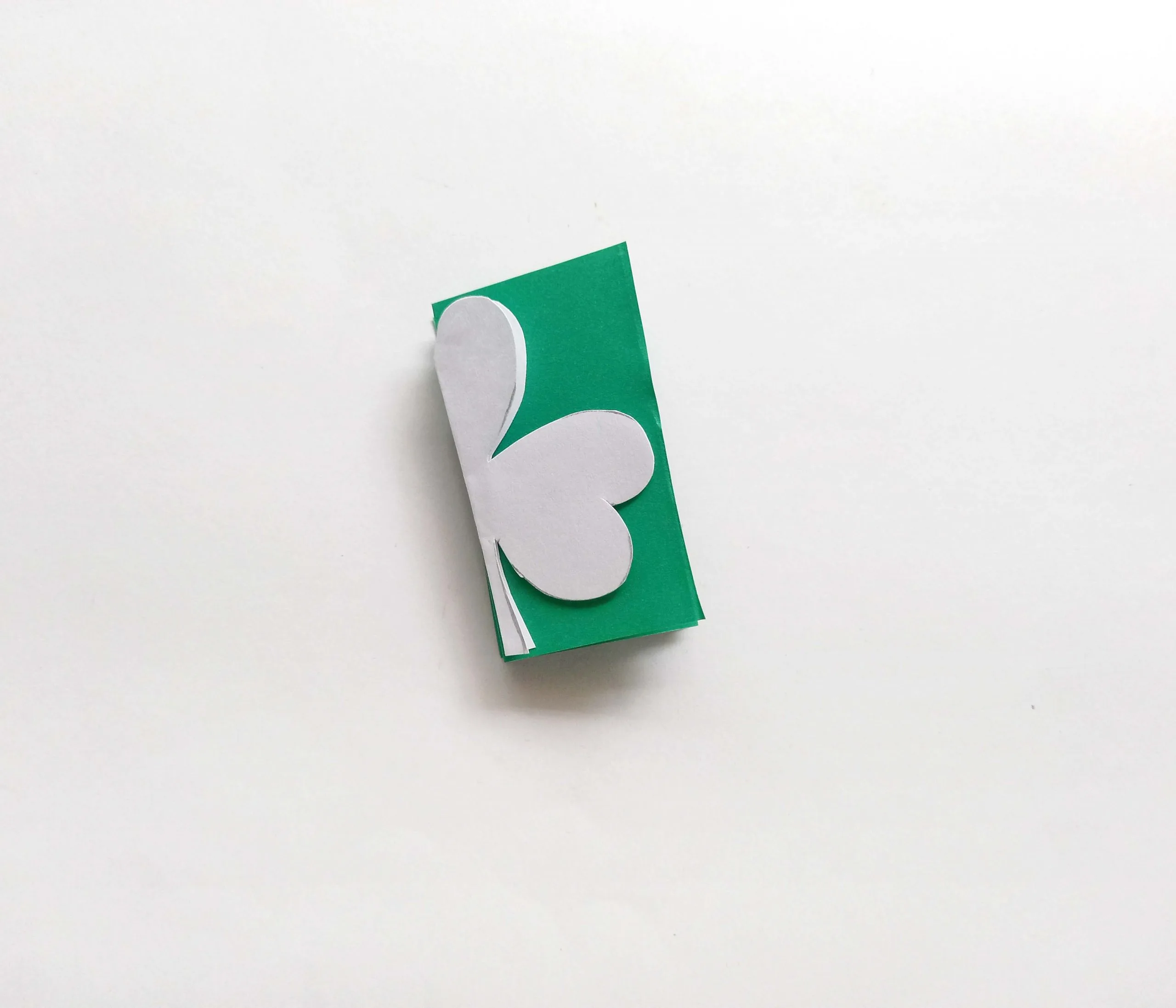 how to make a shamrock card