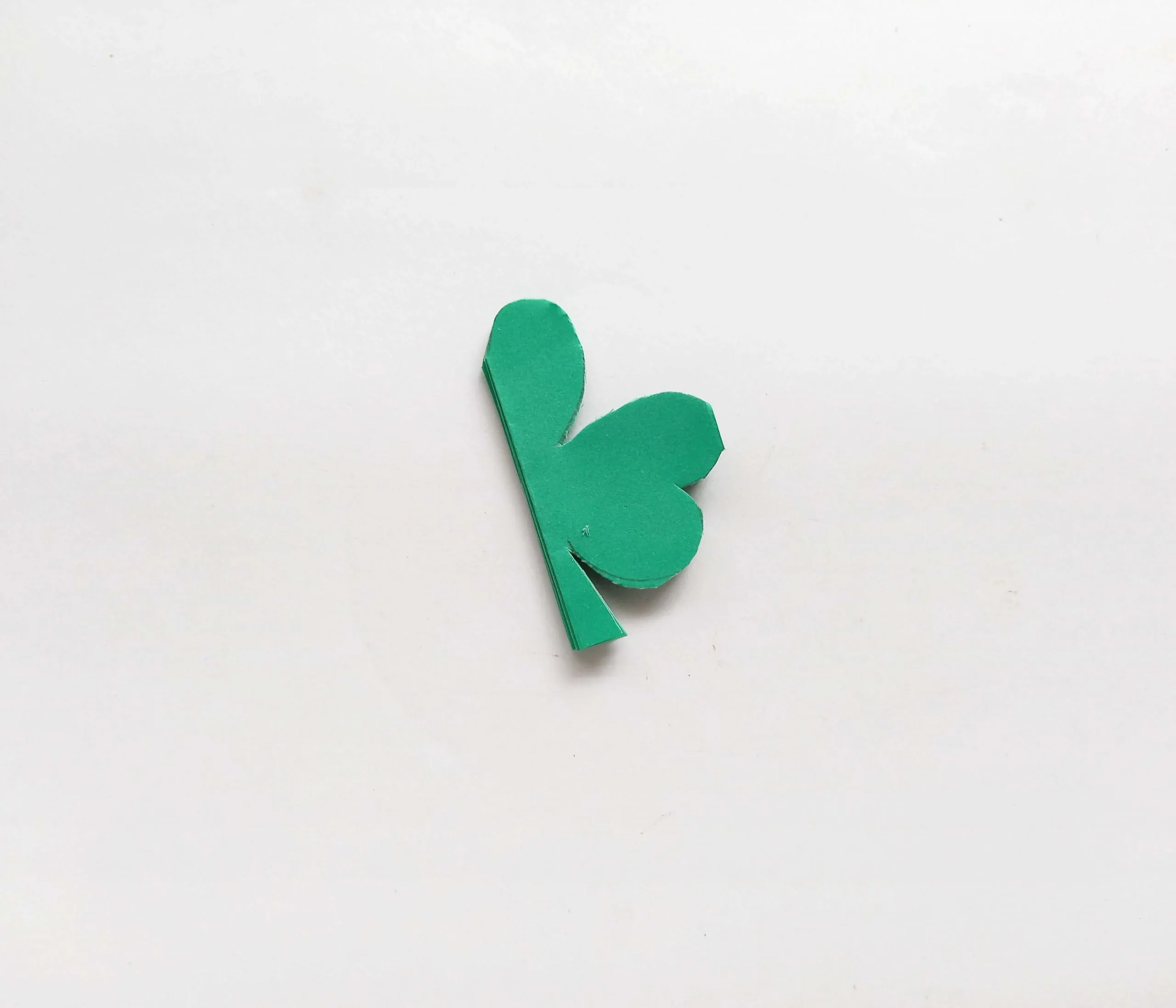 3d shamrock card for kids