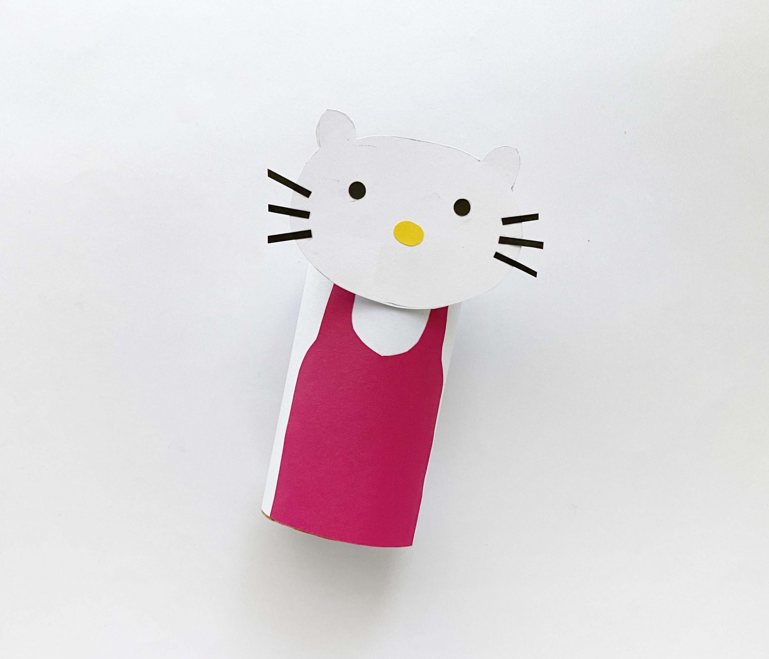 Hello Kitty Toilet Paper Roll Craft for Kids