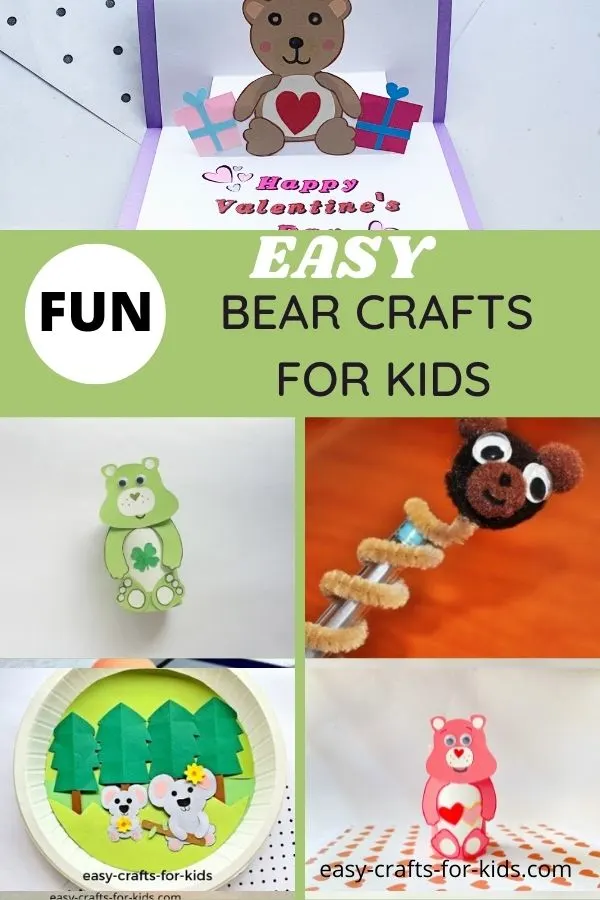 Easy Bear Crafts for Kids