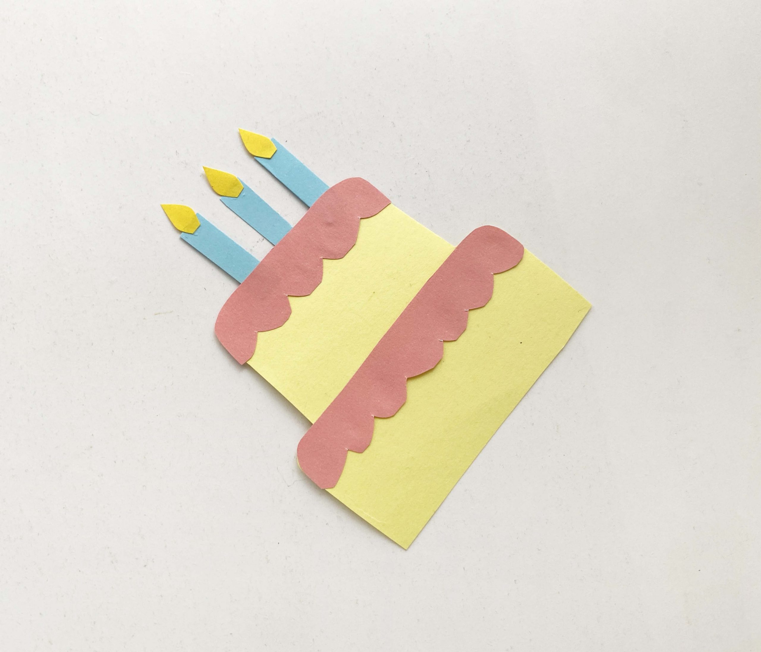 paper Birthday cake