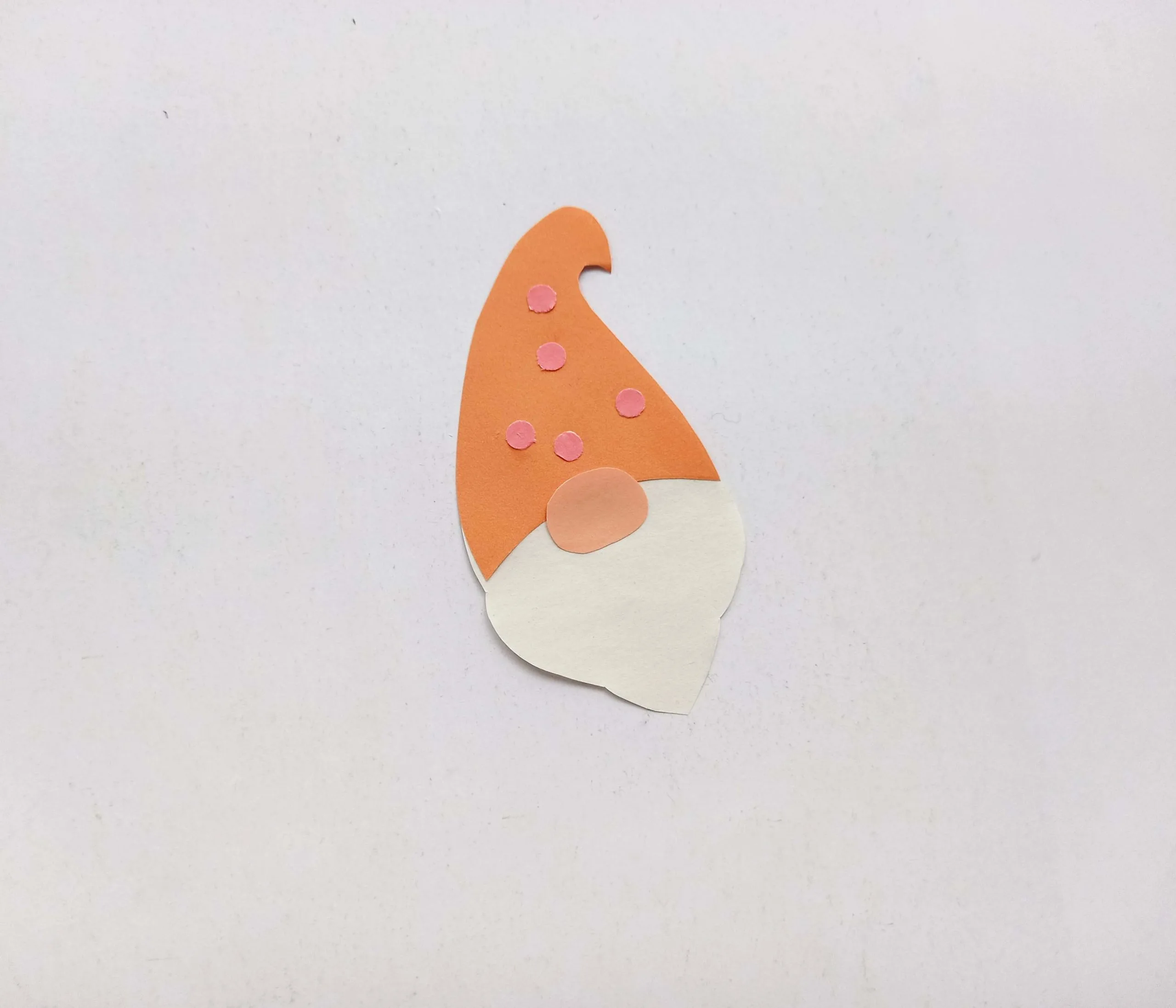 how to make a paper gnome Birthday card