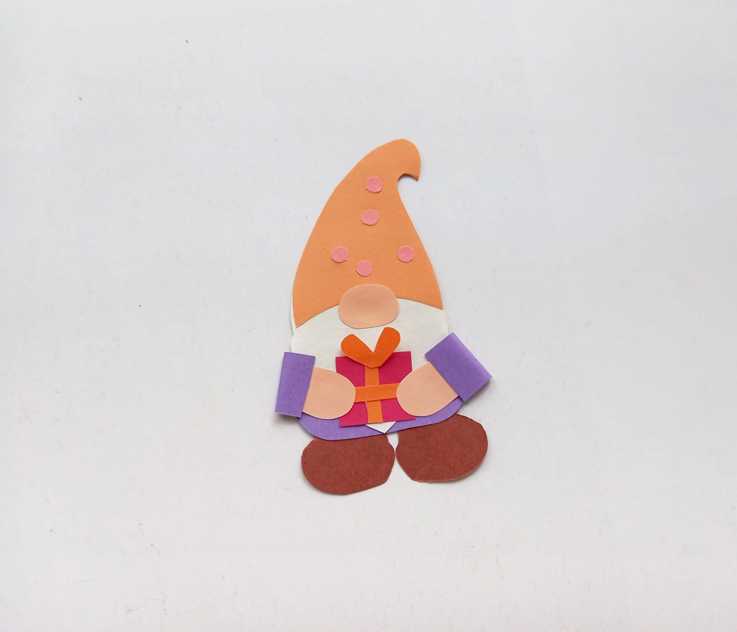 how to make a gnome Birthday card