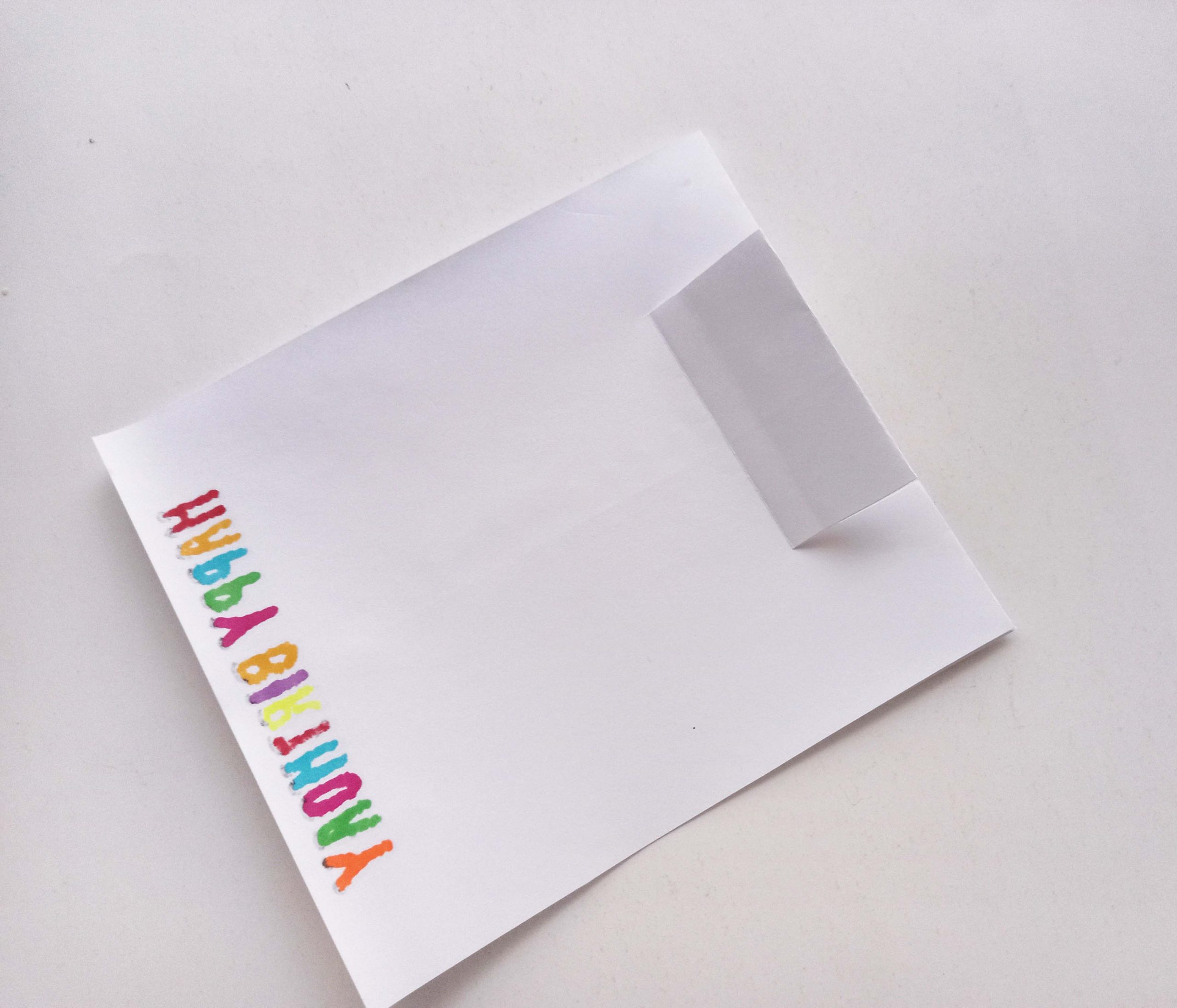 how to make a gnome pop up Birthday card