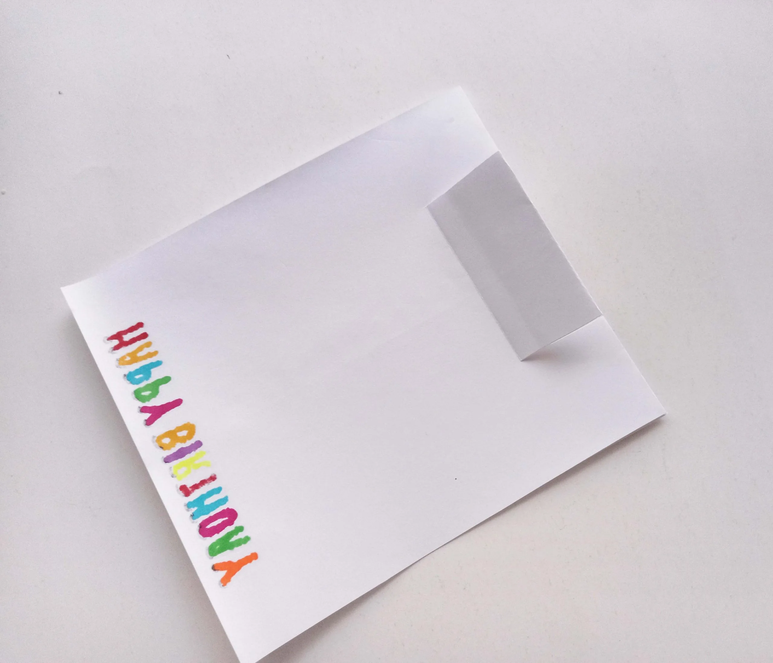 how to make a gnome pop up Birthday card