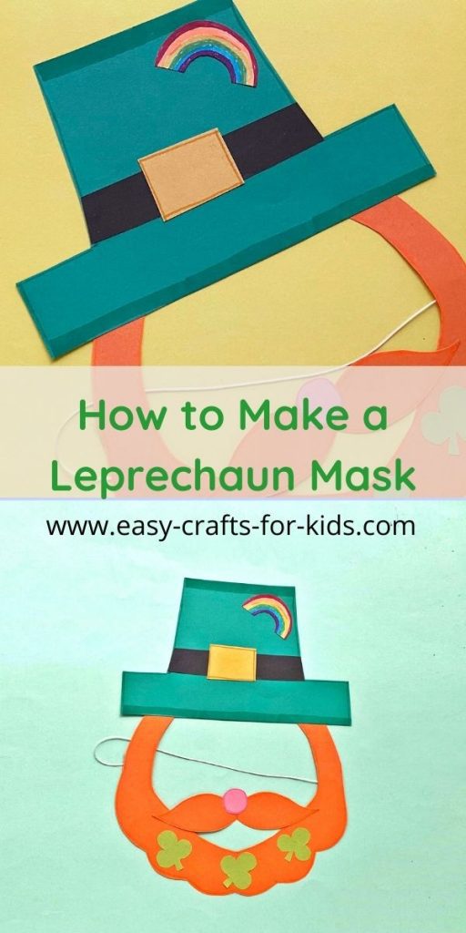 How to Make a Leprechaun Mask for St Patrick's Day