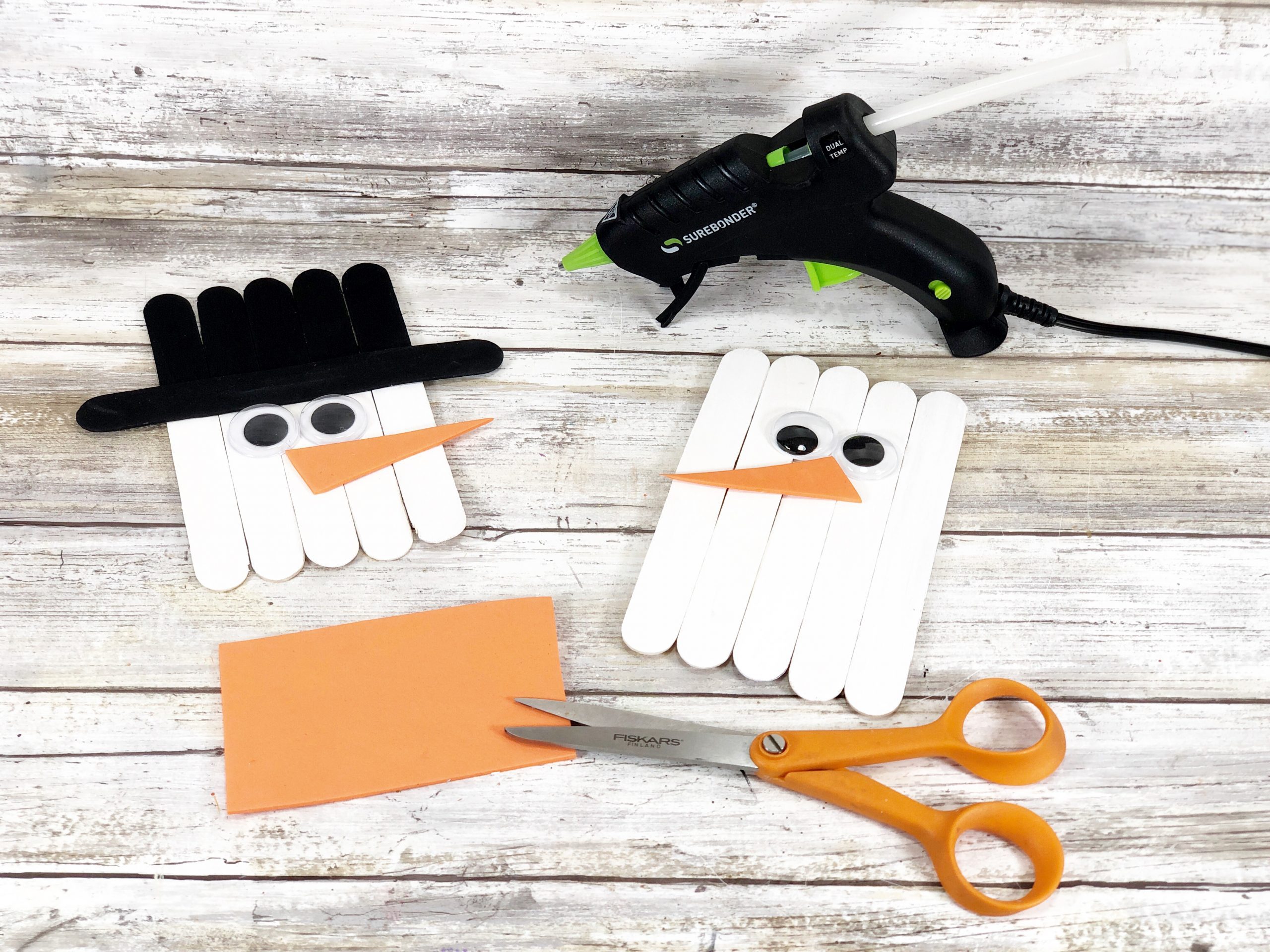 dollar store snowman craft for kids