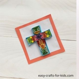 paper cross crafts for kids