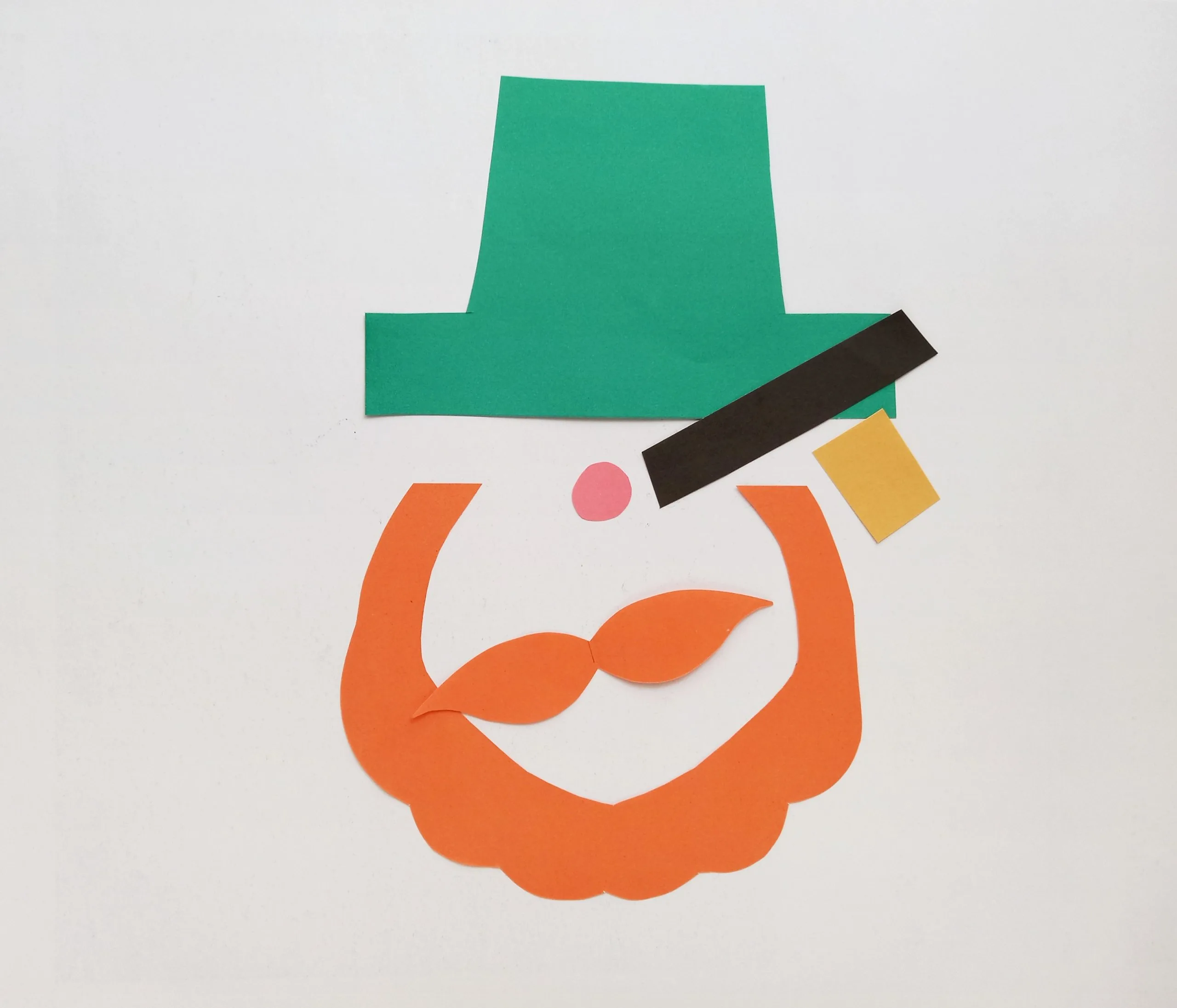 Leprechaun Mask craft supplies