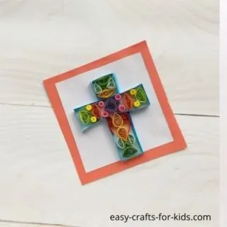paper cross crafts for kids