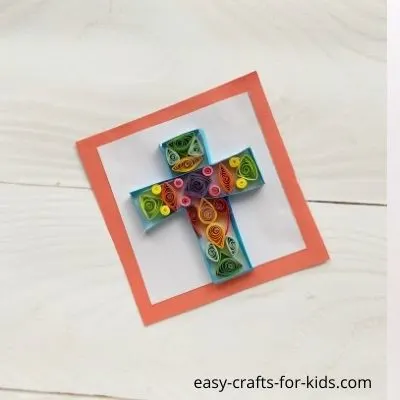 paper cross crafts for kids