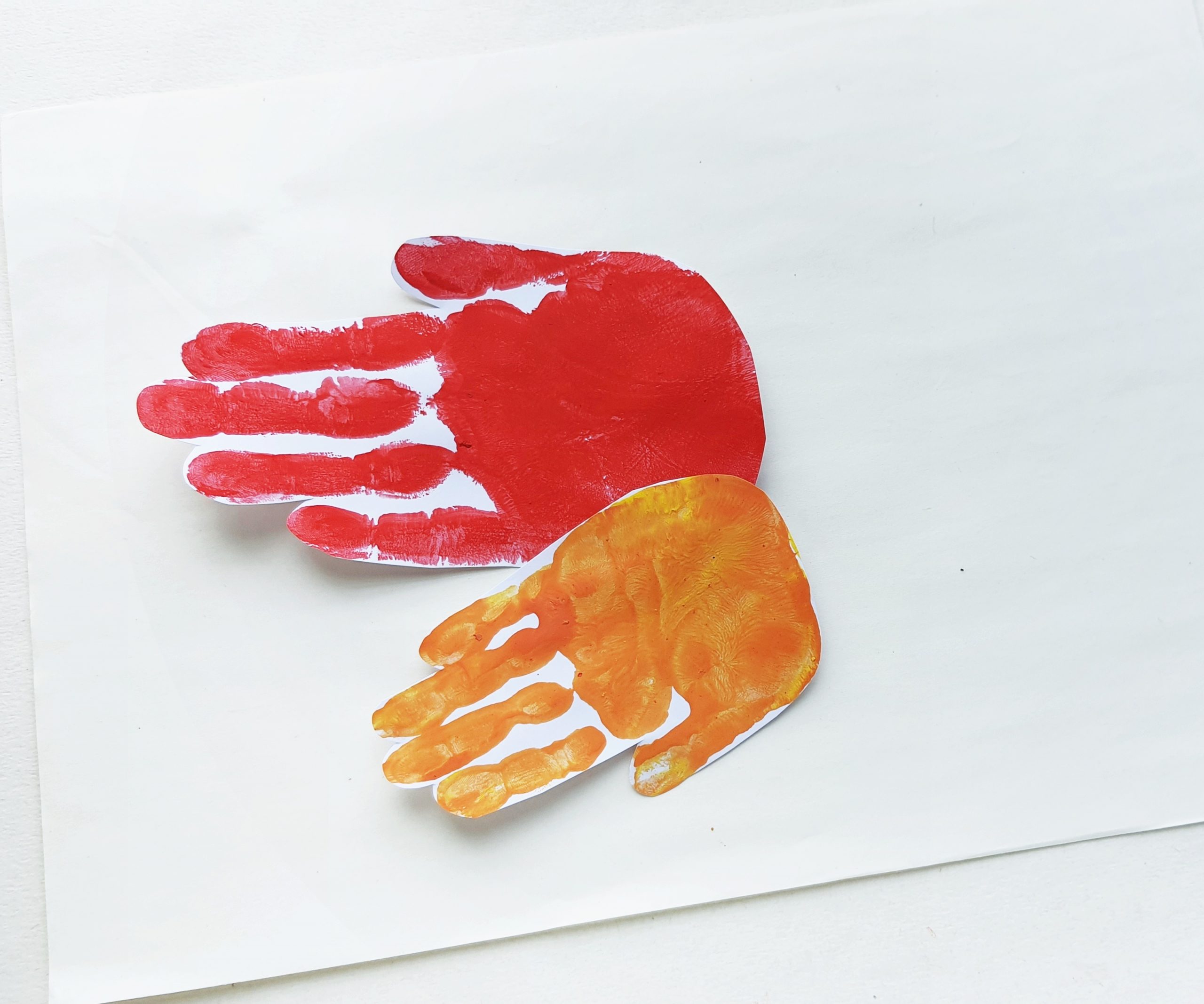 animal handprint craft for kids