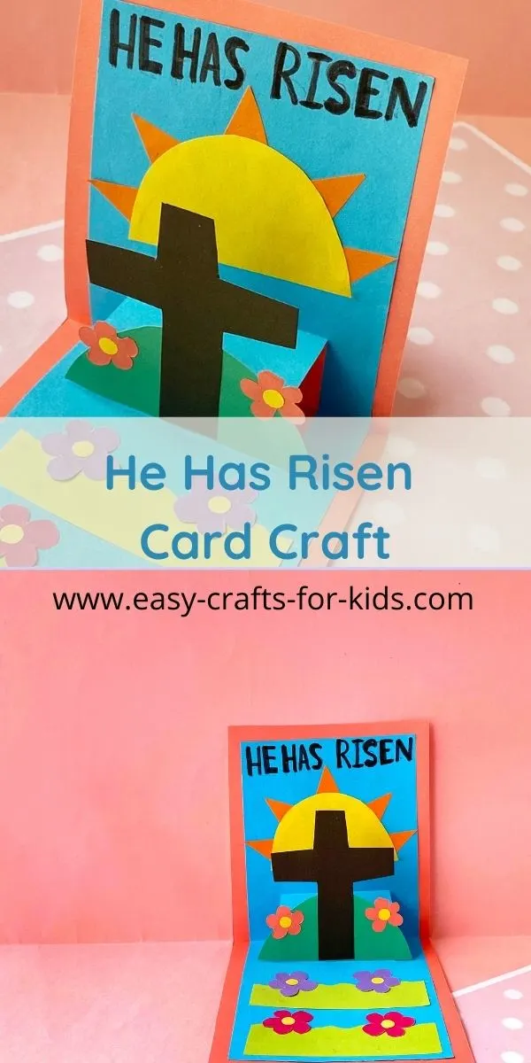 He is Risen Pop Up Card Craft for Kids
