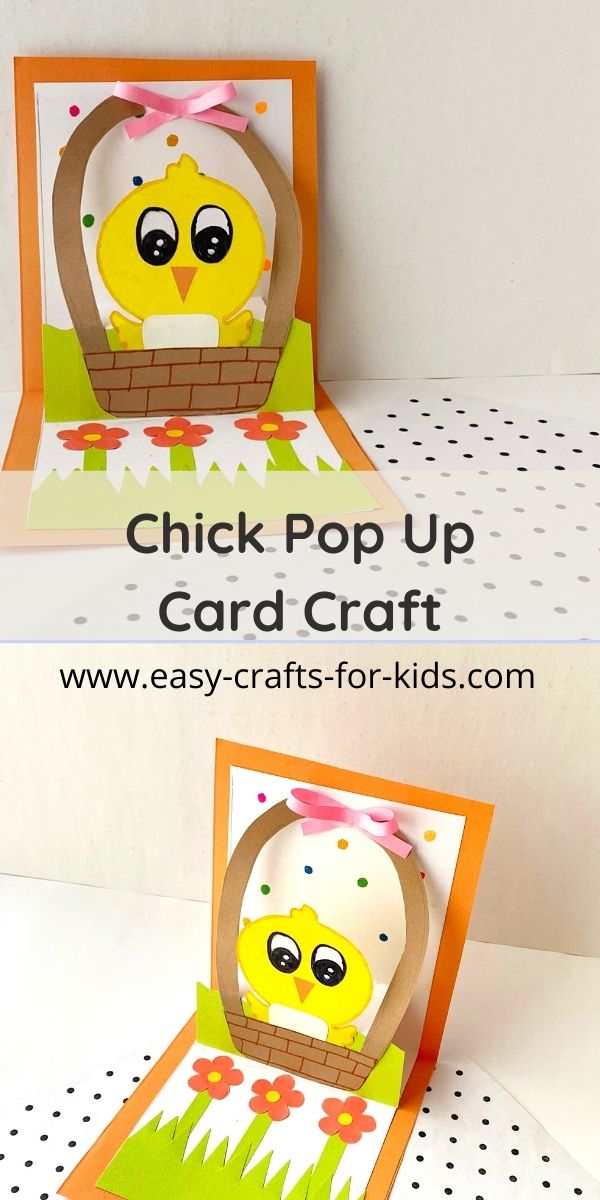 How to Make a Chick Pop up Card for Easter