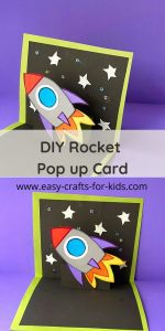 How to Make a Rocket Pop Up Card for Kids