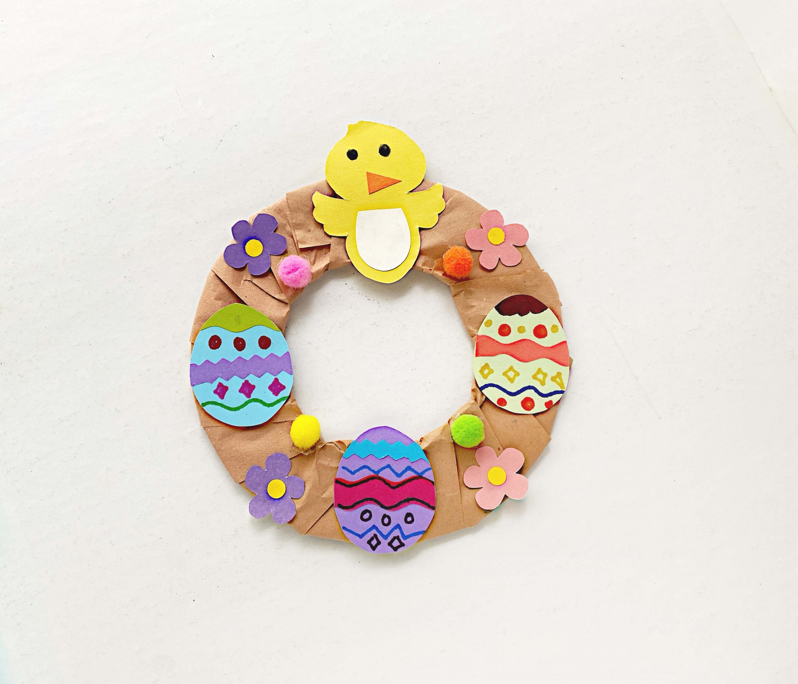 easter chick wreath diy
