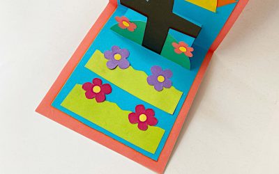 kids he is risen easter craft
