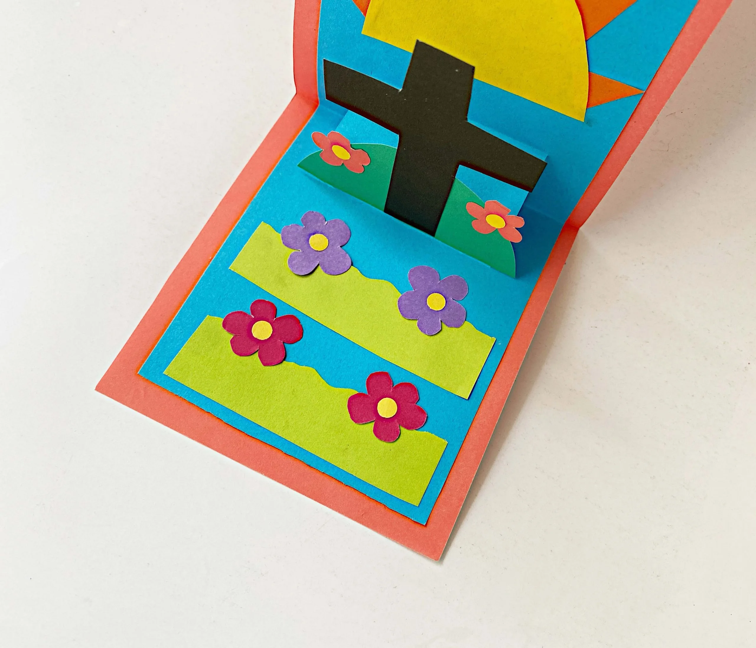 kids he is risen easter craft