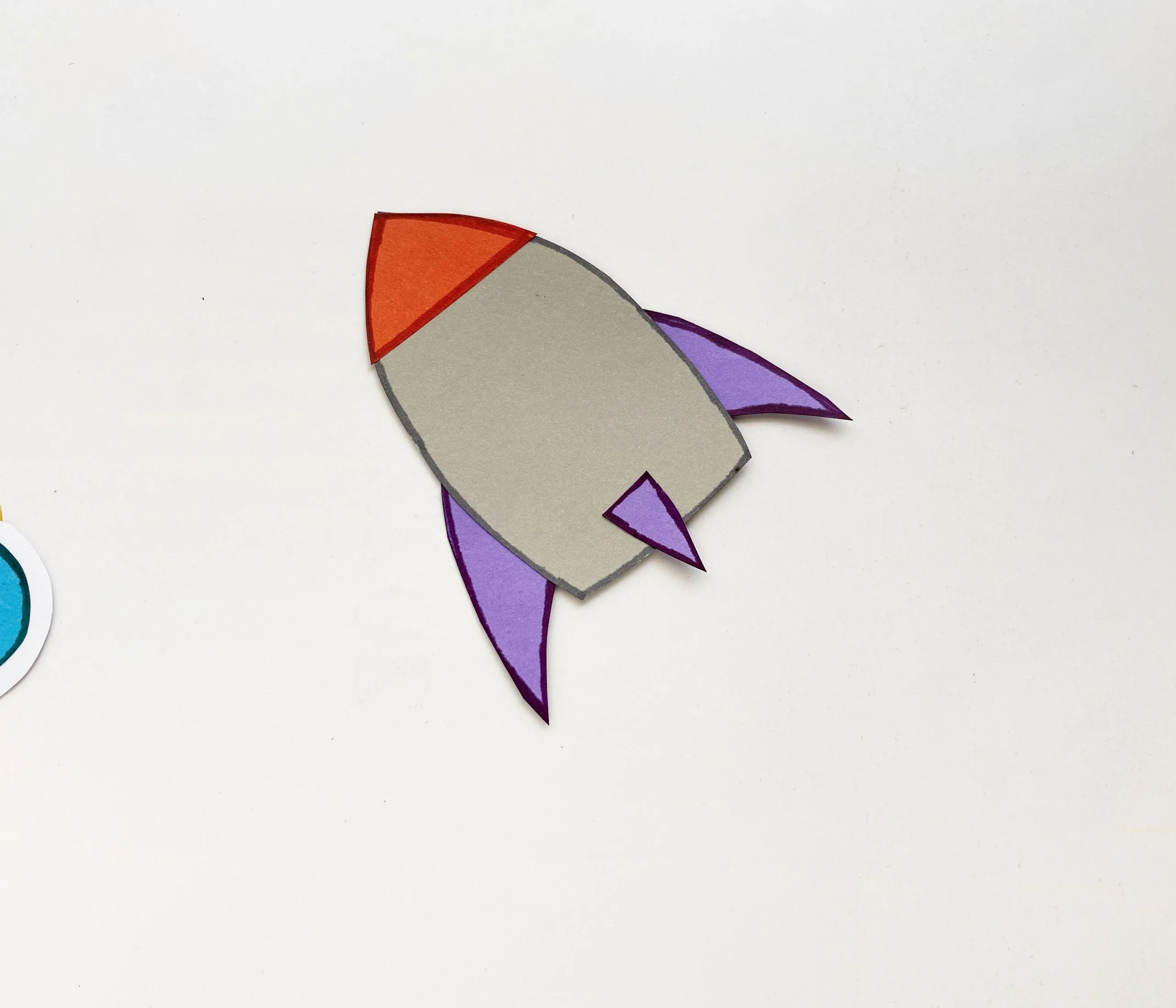 how to make a rocket pop up card