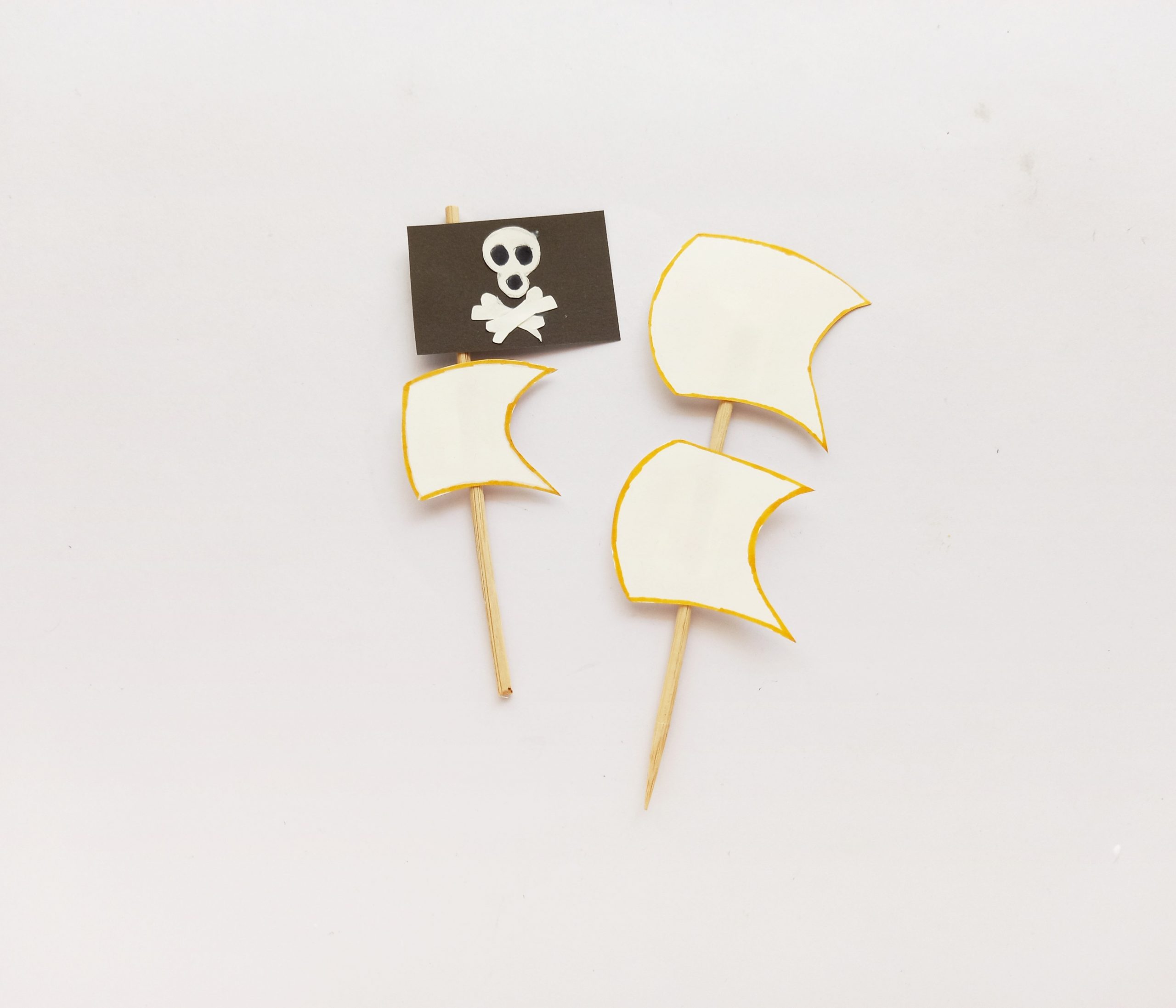 paper roll pirate ship craft for kids