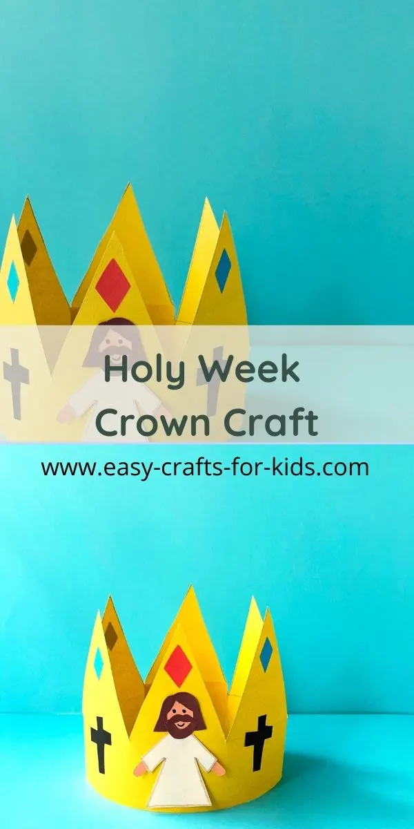 Crown Holy Week Craft for Kids