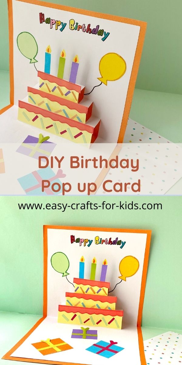 DIY Birthday Cake Pop up Card