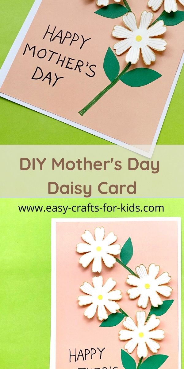 Daisy Handmade Mother's Day Card