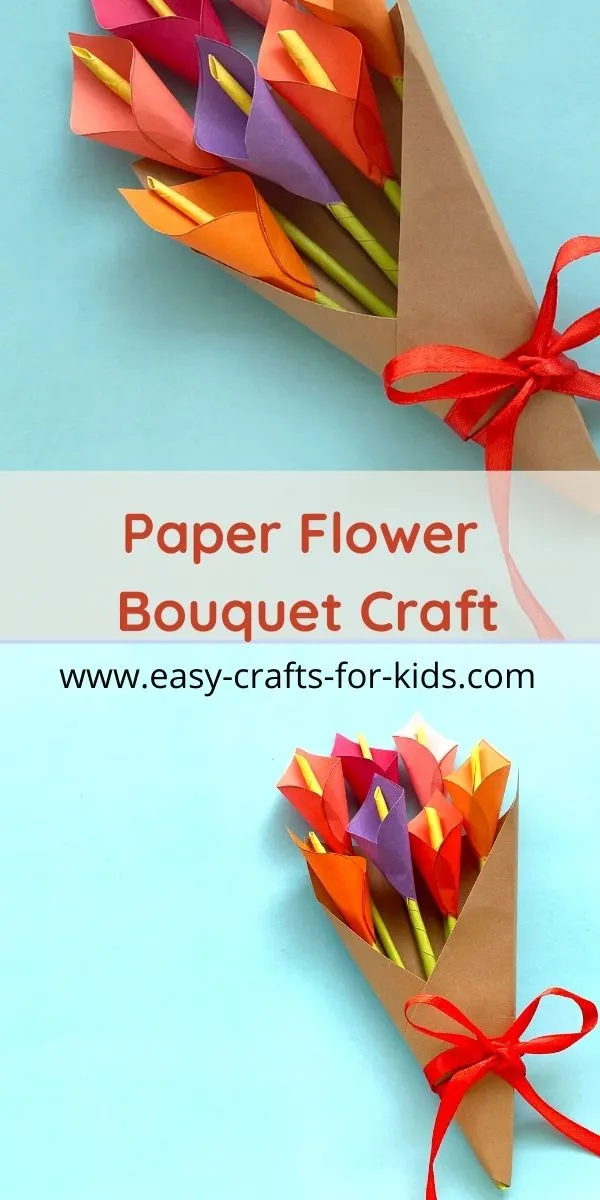 Paper Flower Bouquet Craft