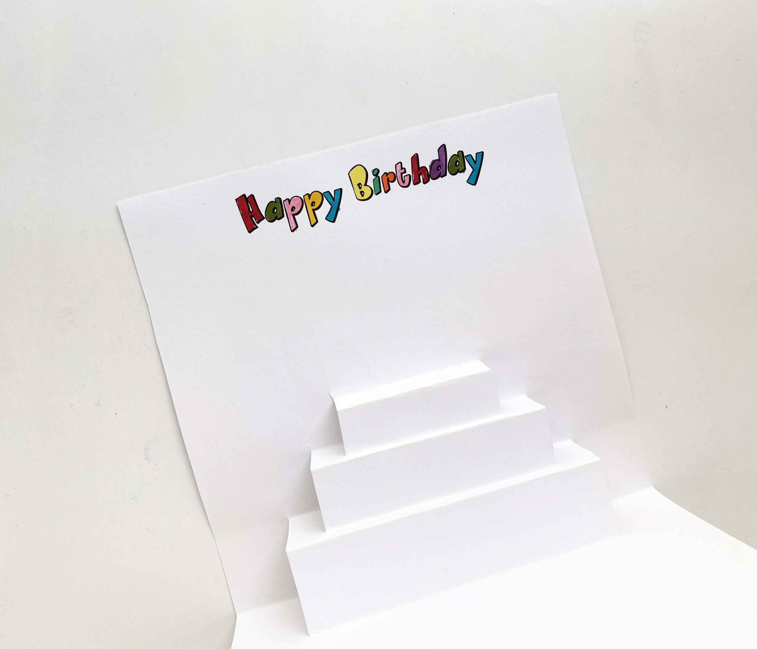 birthday cake craft for kids