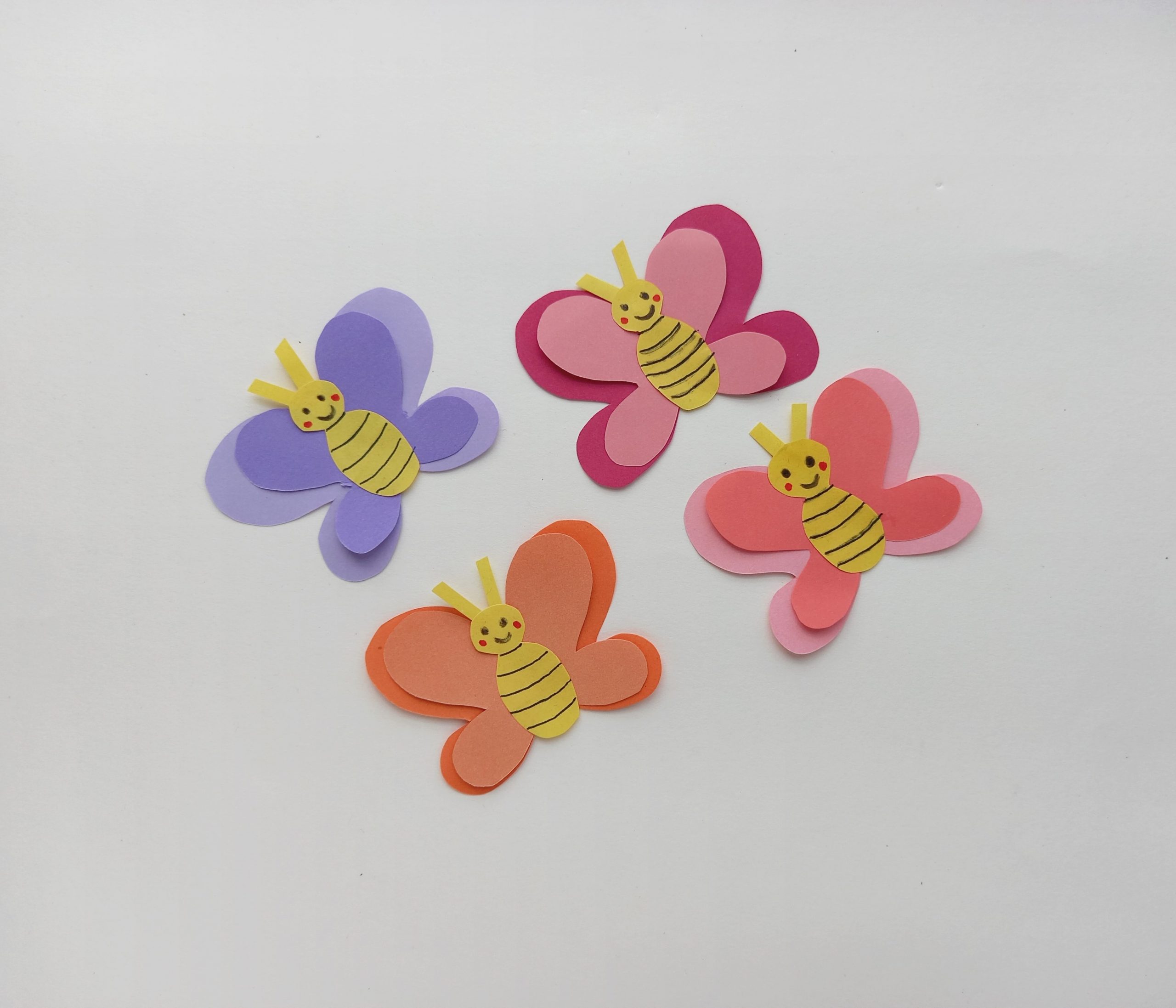 diy butterfly flower garland