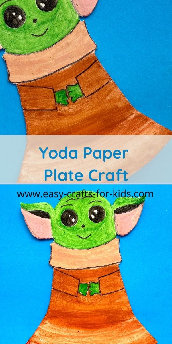 Yoda Paper Plate Craft