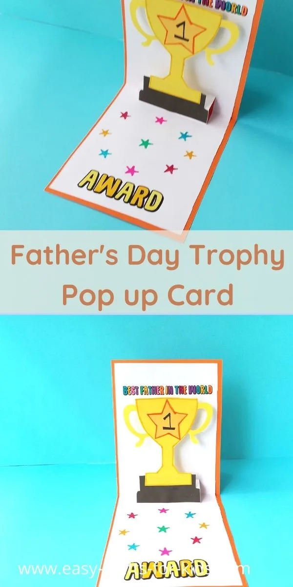Father's Day Trophy Pop Up Card