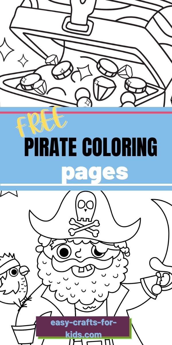 Free Pirate Coloring Pages for Kids