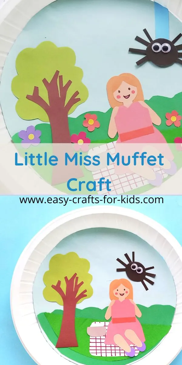 Little Miss Muffet Craft for Kids