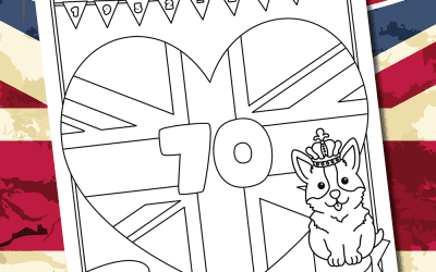 Platinum Jubilee Coloring Page
