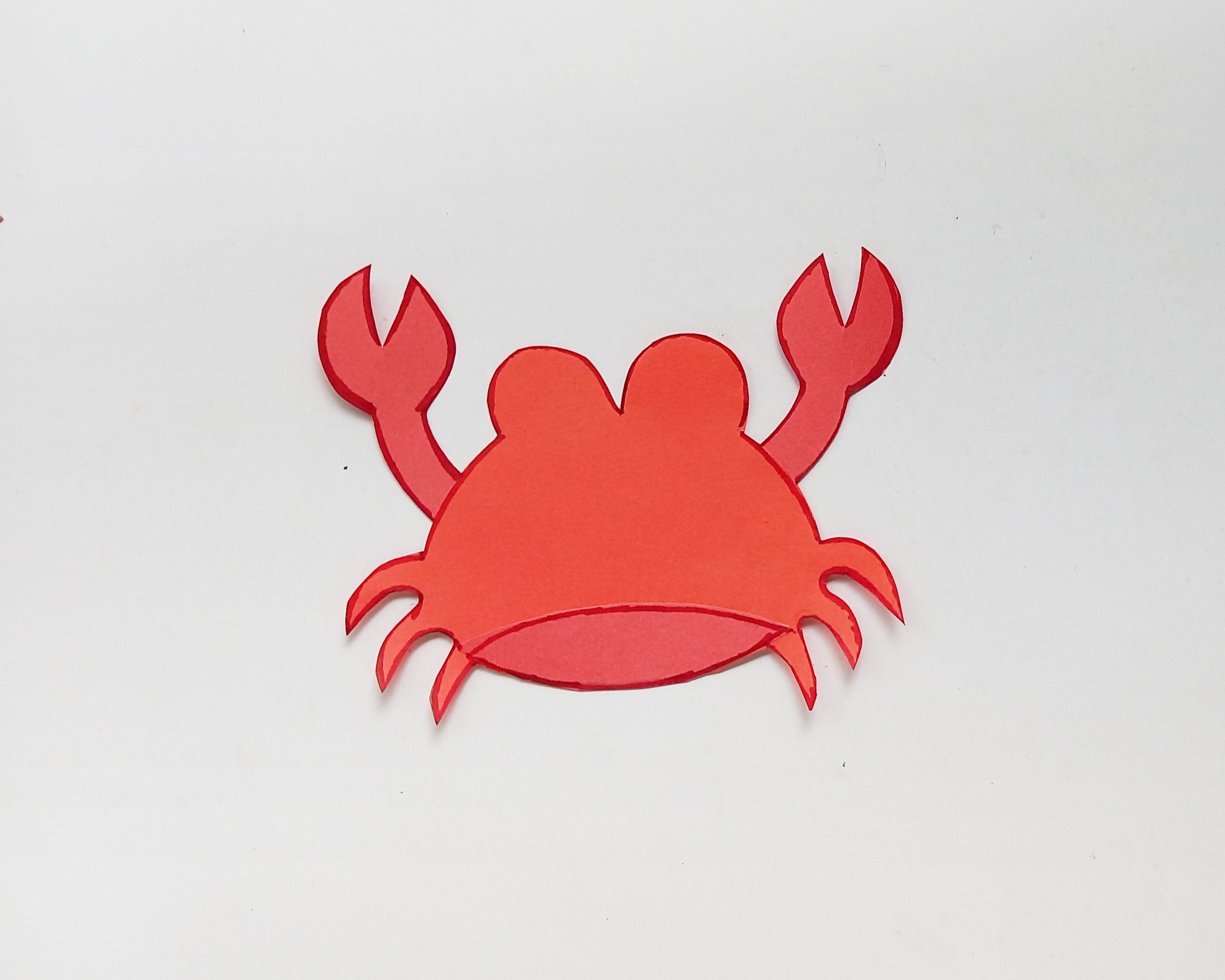 easy crab craft instructions