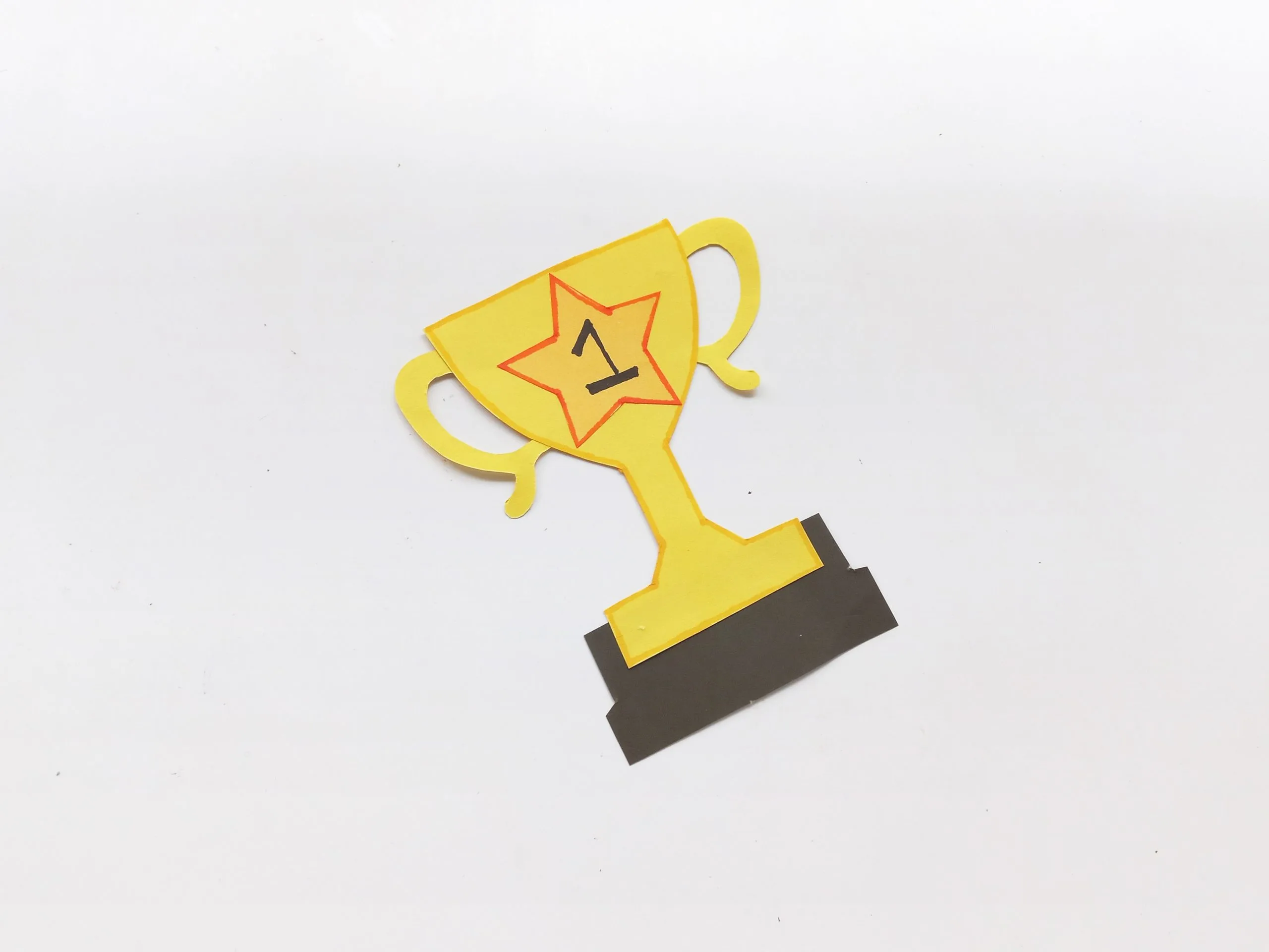 How to make a Dad trophy card