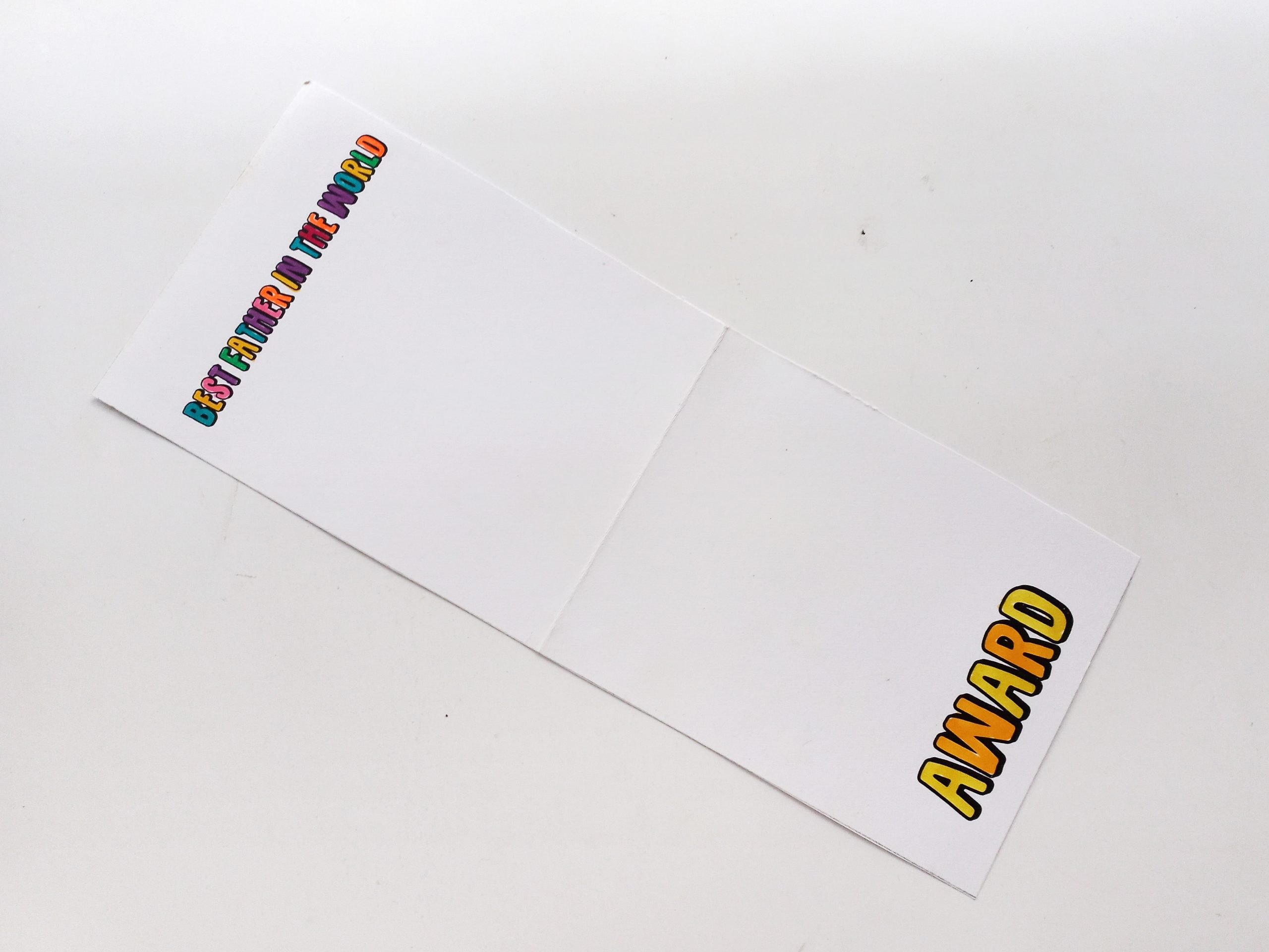 How to make a Pop Up Card for Dad