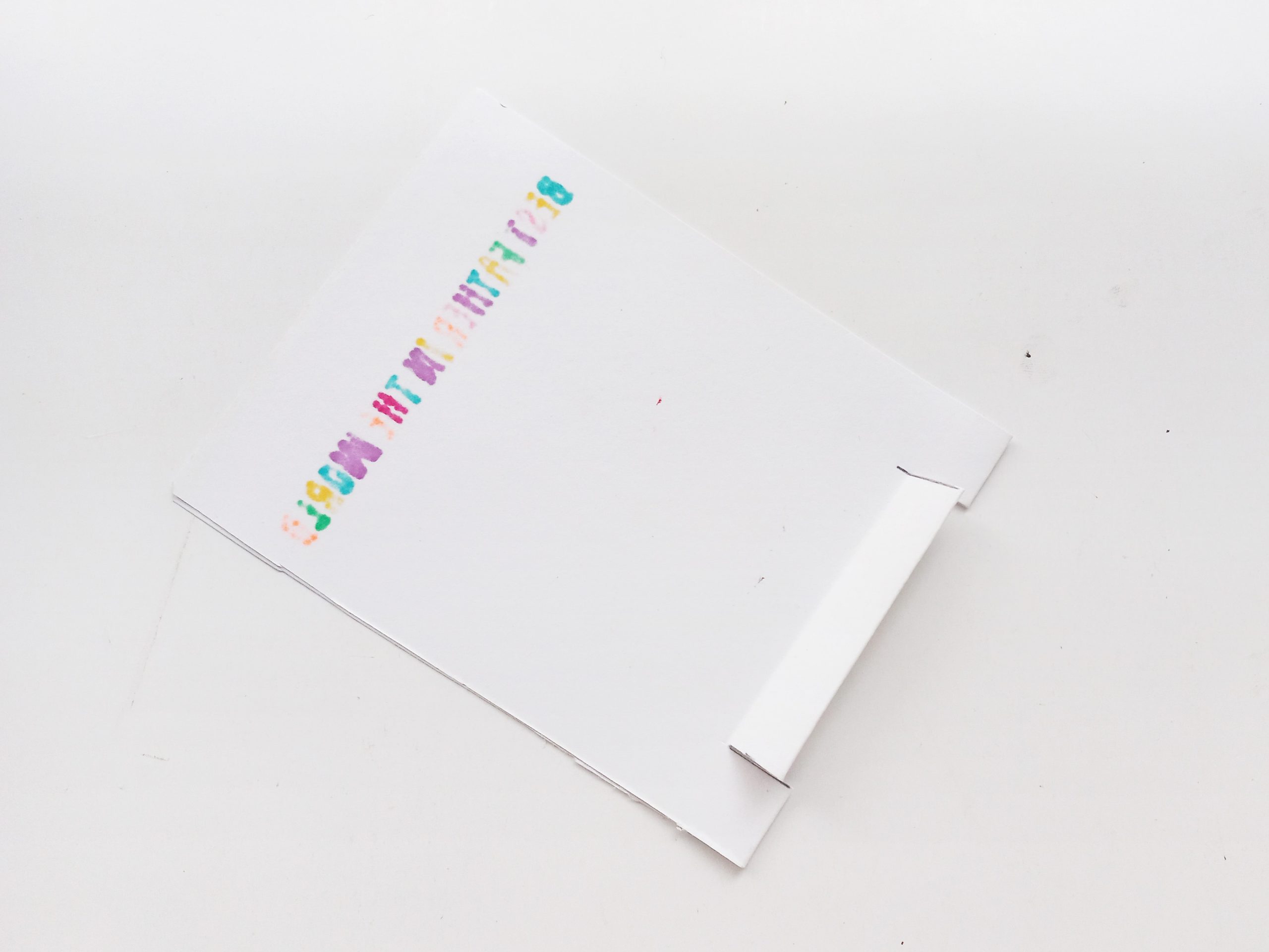 trophy pop up card process